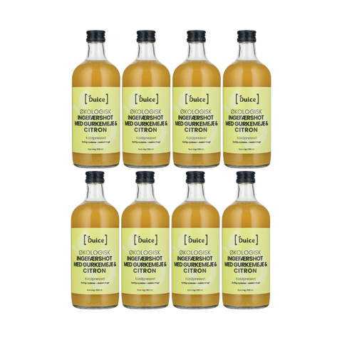 Ingefærshot med gurkemeje & citron (8 stk.)